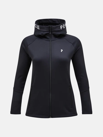 Bluza PEAK PERFORMANCE W RIDER ZIP HOOD Black