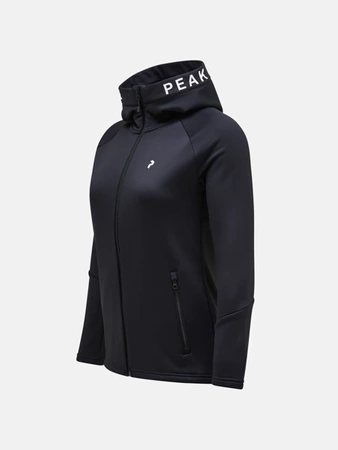 Bluza PEAK PERFORMANCE W RIDER ZIP HOOD Black