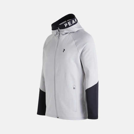 Bluza PEAK PERFORMANCE M RIDER ZIP HOOD Szary
